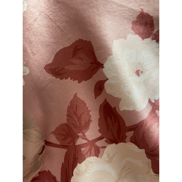 NWT- Reformation Silk Floral Casette Dress - Picture 3 of 6